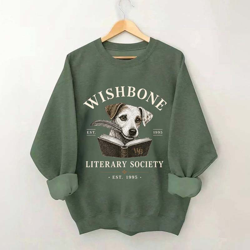 Wishbone Literary Society Nostalgia Dog Sweatshirt