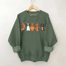 Cute Wiener Dog Halloween Dachshund Sweatshirt