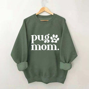 Pug Mom Minimalist Sweatshirt
