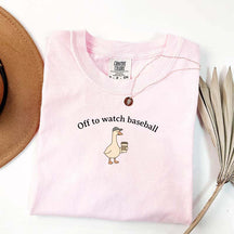 Funny Baseball Mom Goose T-Shirt