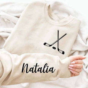 Personalized Hockey Name Sweatshirt