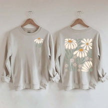 Comfort Colors Boho Daisy Sweatshirt