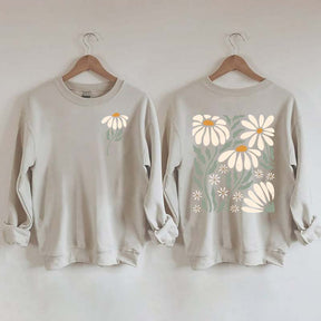 Comfort Colors Boho Daisy Sweatshirt
