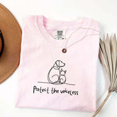 Protect Animals Dog Cat Lover T-Shirt