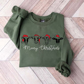 Cow Lover Farm Christmas Gifts Sweatshirt