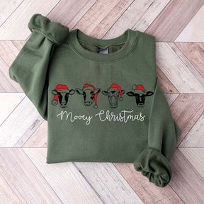 Cow Lover Farm Christmas Gifts Sweatshirt