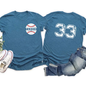 Personalized baseball Number & Name T-Shirt