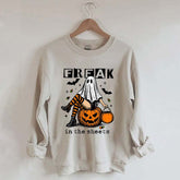 Funny Freak In The Sheets Ghost Girl Sweatshirt