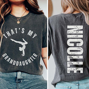 Custom That's My Granddaughter Gymnastics T-Shirt