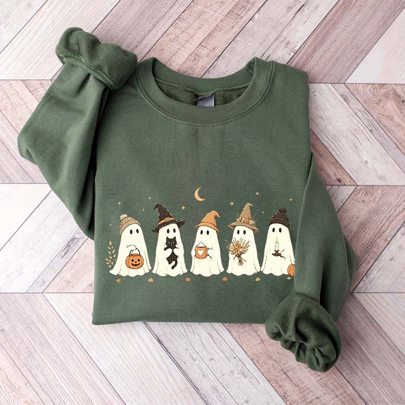 Cozy Fall Ghost Sweatshirt