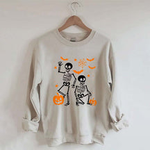 Funny Slightly Subtle FDT Halloween Skeleton Sweatshirt