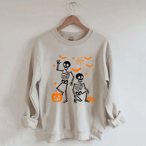 Funny Slightly Subtle FDT Halloween Skeleton Sweatshirt