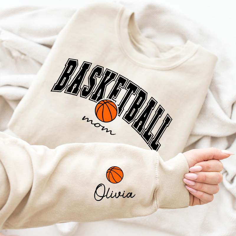 Custom Basketball Mom Cute Sweatshirt