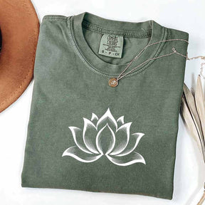 Minimalist Lotus Flower T-Shirt