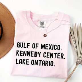 Gulf of Mexico Kennedy Center Lake Ontario T-Shirt