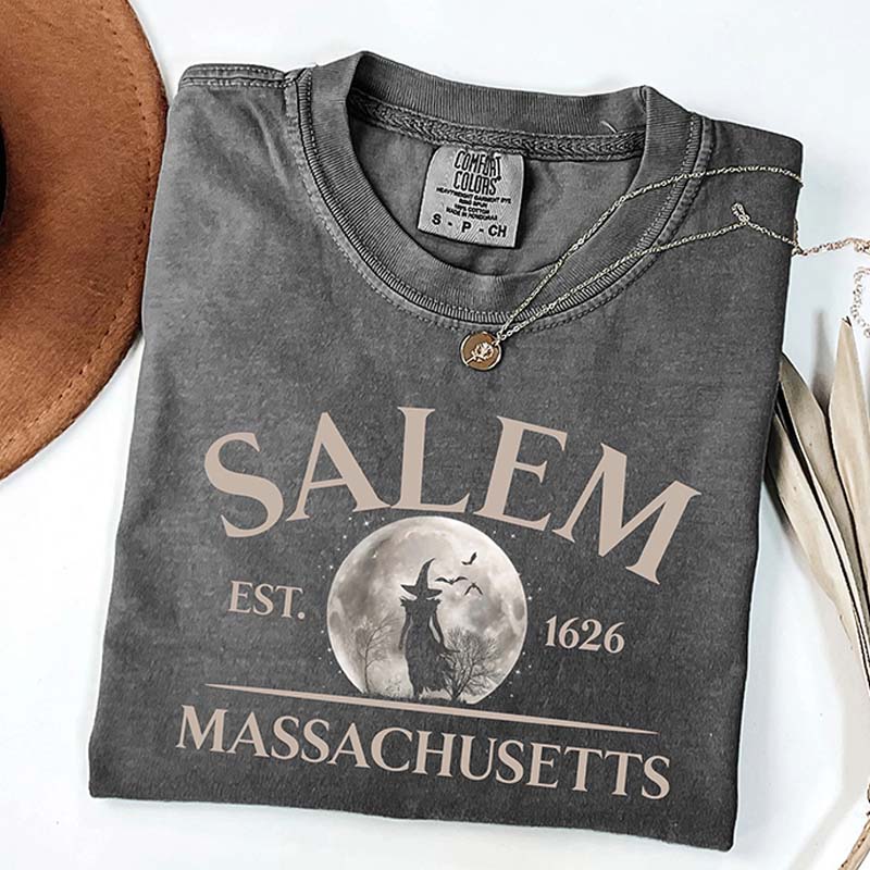 Salem Massachusetts Witch Halloween T-Shirt