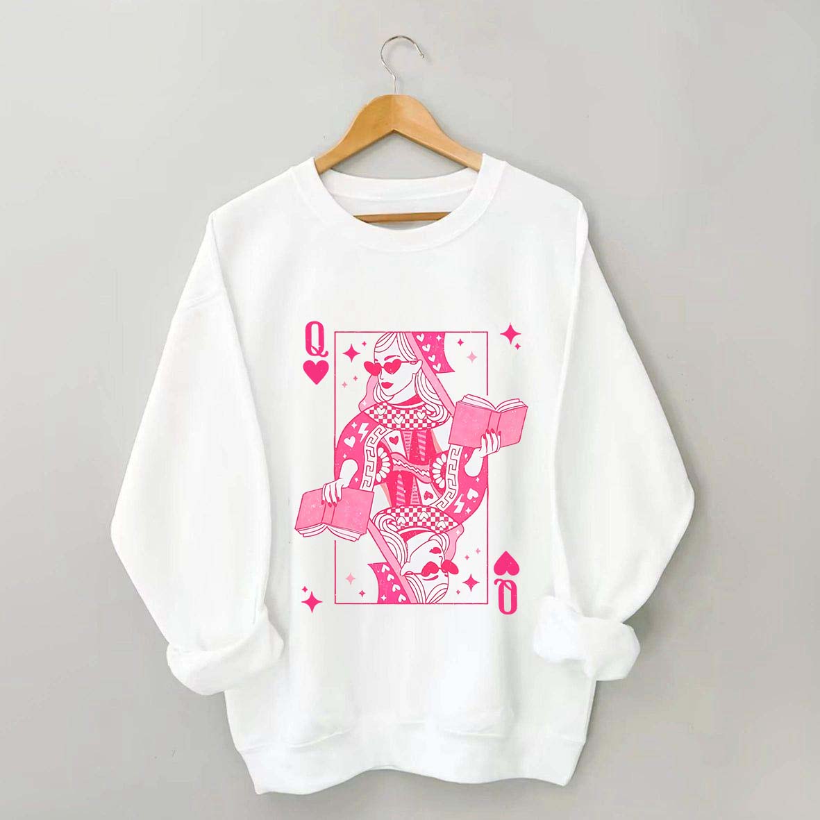 Retro Bookish Queen Sweatshirt