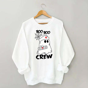 Cute Halloween Boo Crew Nurse Sweatshirt
