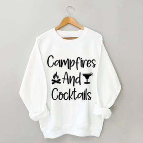 Campfires and Cocktails Sweatshirt