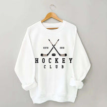 Personalized Year Vintage Ice Hockey Club Sweatshirt
