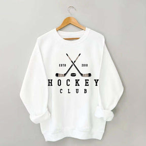 Personalized Year Vintage Ice Hockey Club Sweatshirt