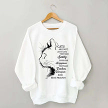 Inspirational Cat Quote Lover Sweatshirt