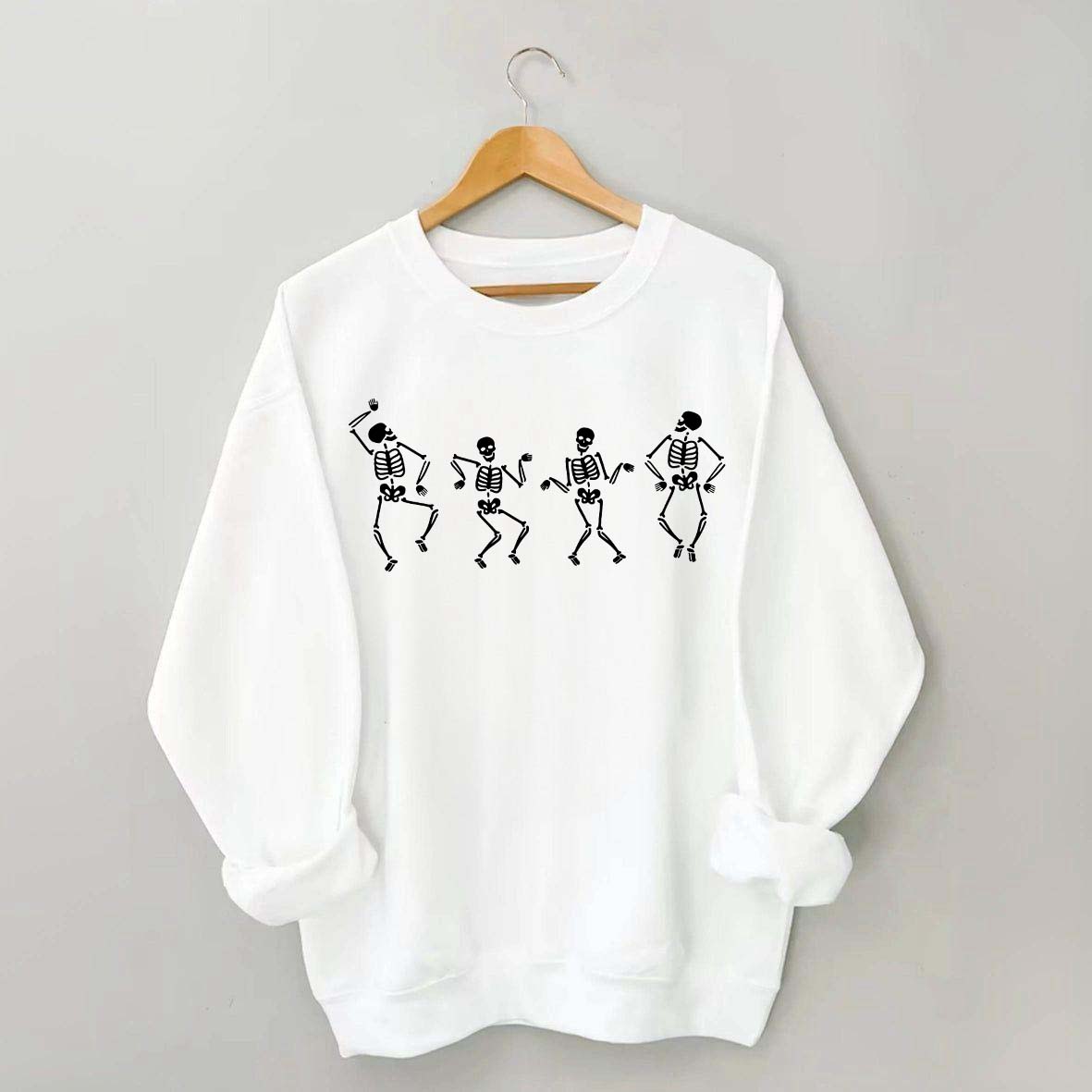 Halloween Party Dancing Skeleton Sweatshirt