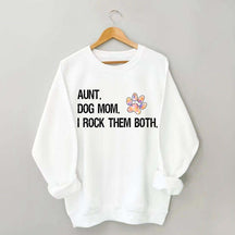 Dog Mom and Auntie Sweatshirt