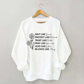 Floral Women Of The Bible Sweatshirt