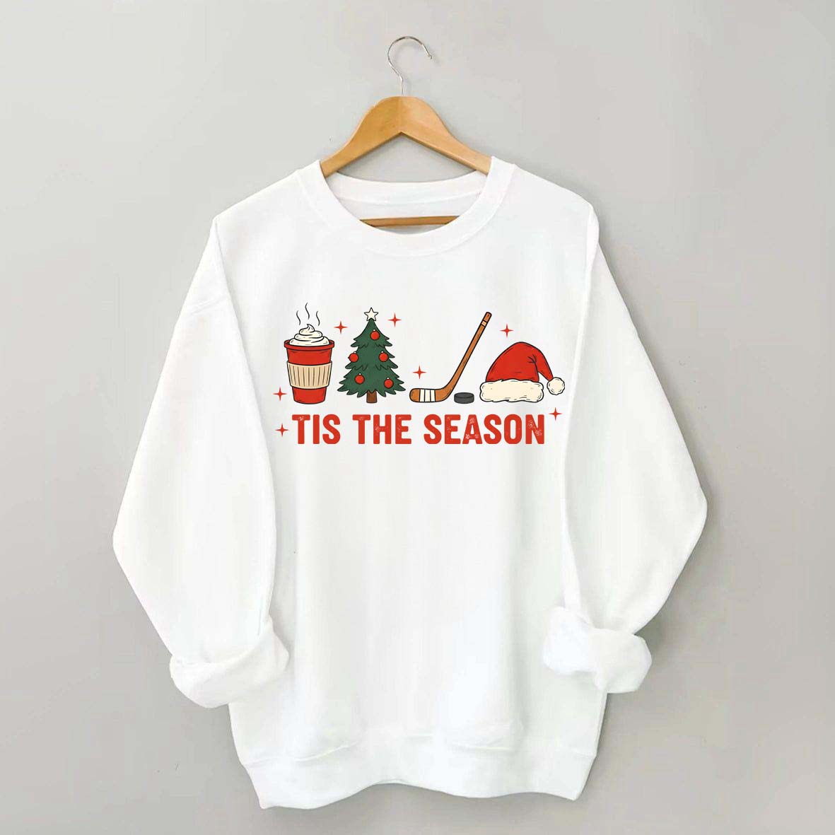 Tis The Season Hockey Christmas Sweatshirt