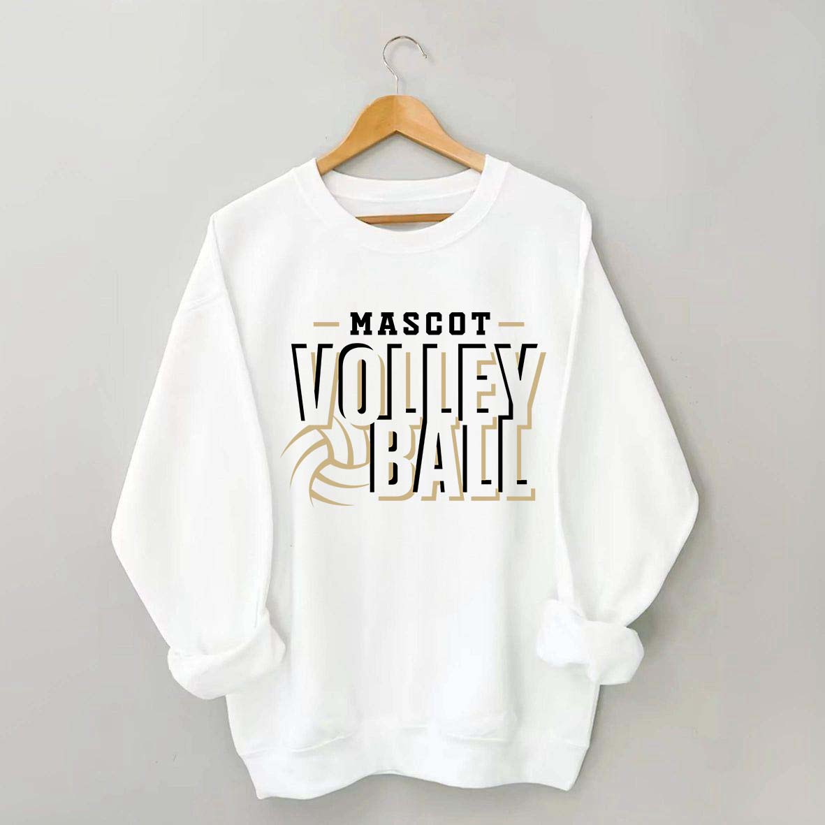 Custom Volleyball Lover Team Sweatshirt