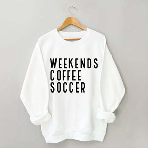 Weekend Coffee Soccer Mom Sweatshirt