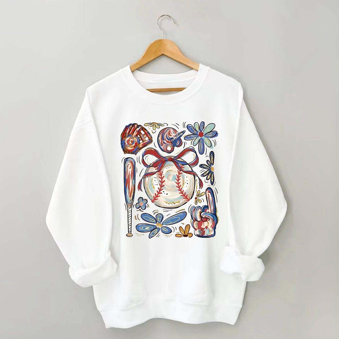 Baseball Tis The Season Sweatshirt