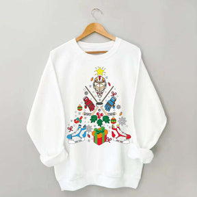 Sport Xmas Hockey Christmas Sweatshirt