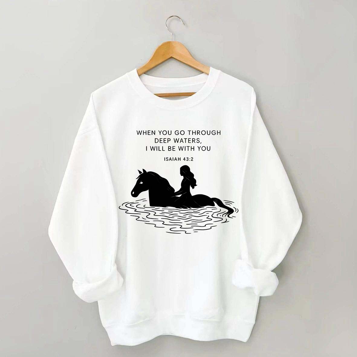 Christ Horse Religous Sweatshirt