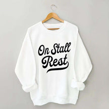 Funny Horse On Stall Rest Sweatshirt