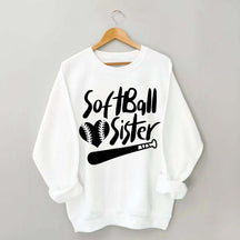 Softball Sister Game Days Sweatshirt