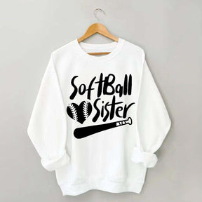 Softball Sister Game Days Sweatshirt