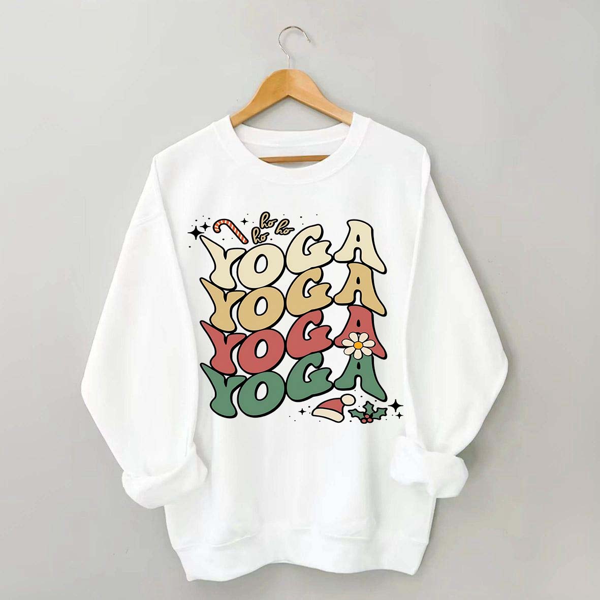 Yoga Christmas Instructor Sweatshirt