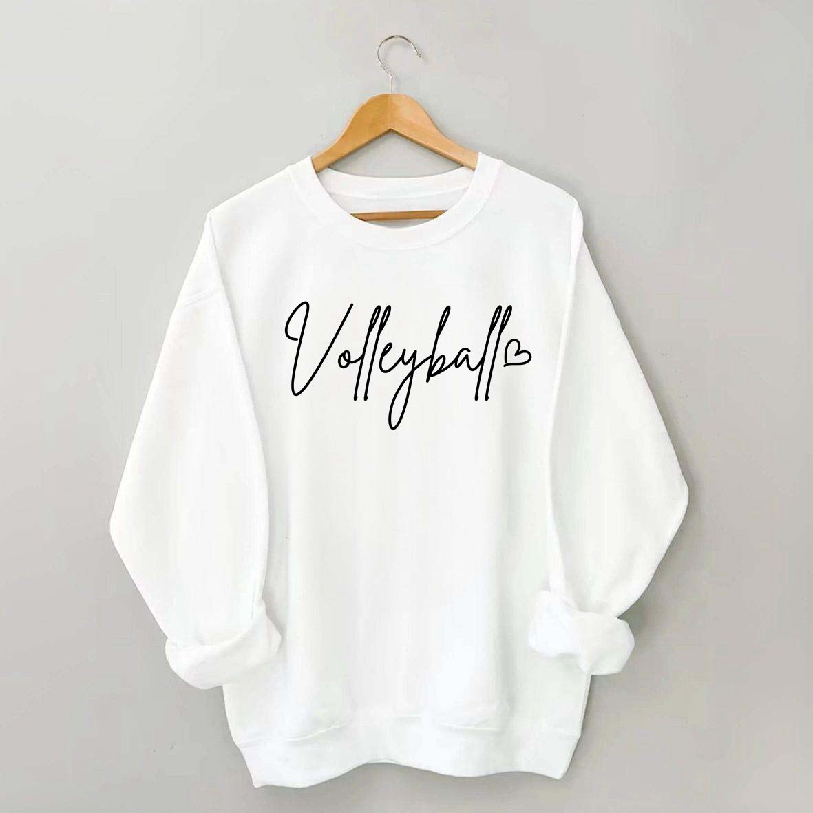 Love Volleyball Minimalist Sweatshirt
