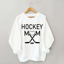 Hockey Mom Heart Sweatshirt