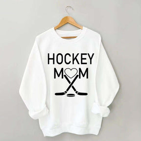 Hockey Mom Heart Sweatshirt