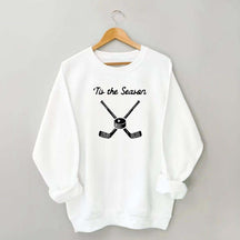Tis The Season Hockey Mom Sweatshirt