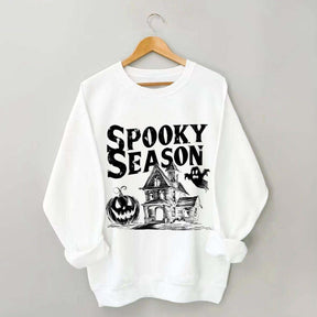 Spooky Season Haunted House Sweatshirt