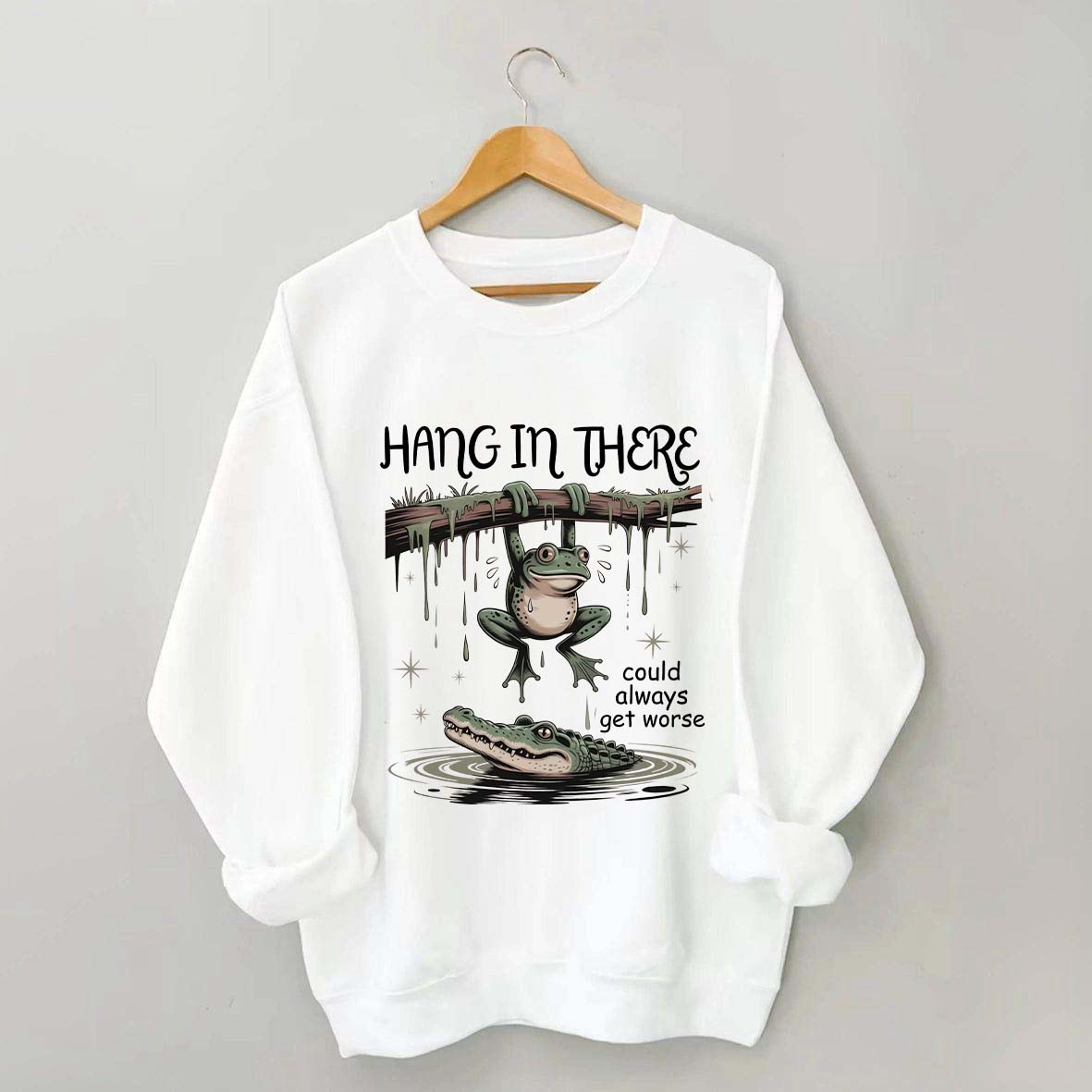 Sassy Frog Hang In There Sweatshirt