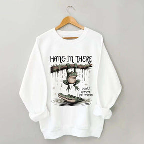 Sassy Frog Hang In There Sweatshirt