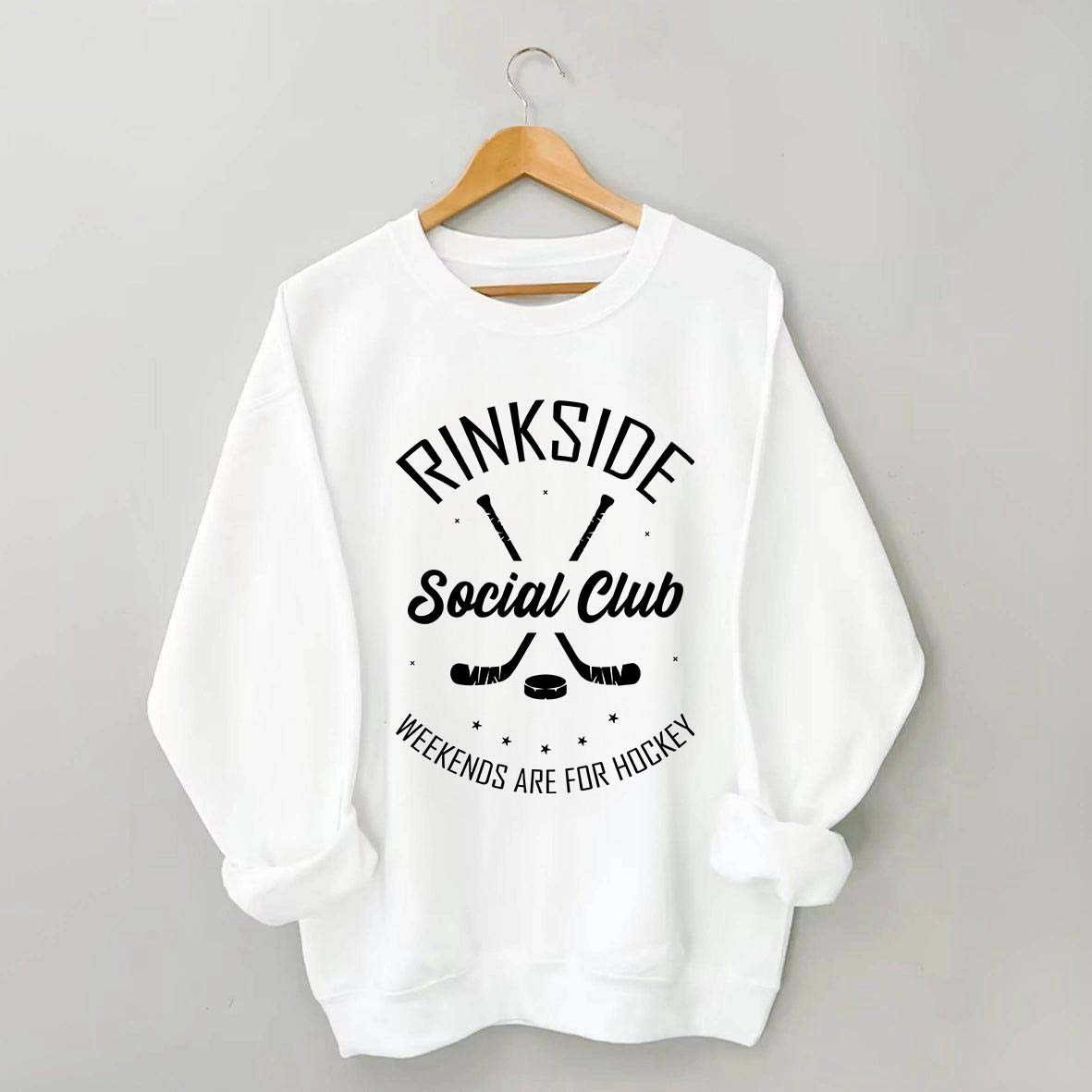 Rinkside Social Club Weekends Are For Hockey Sweatshirt
