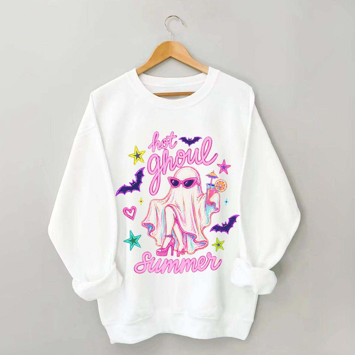 Hot Ghoul Summer Spooky Sweatshirt