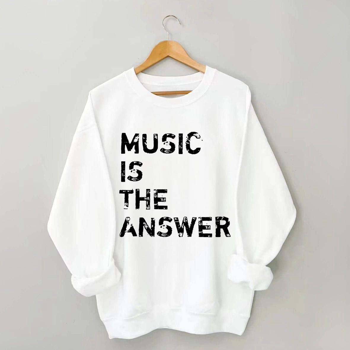 Retro Music is the Answer Sweatshirt