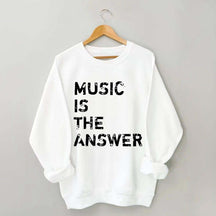 Retro Music is the Answer Sweatshirt